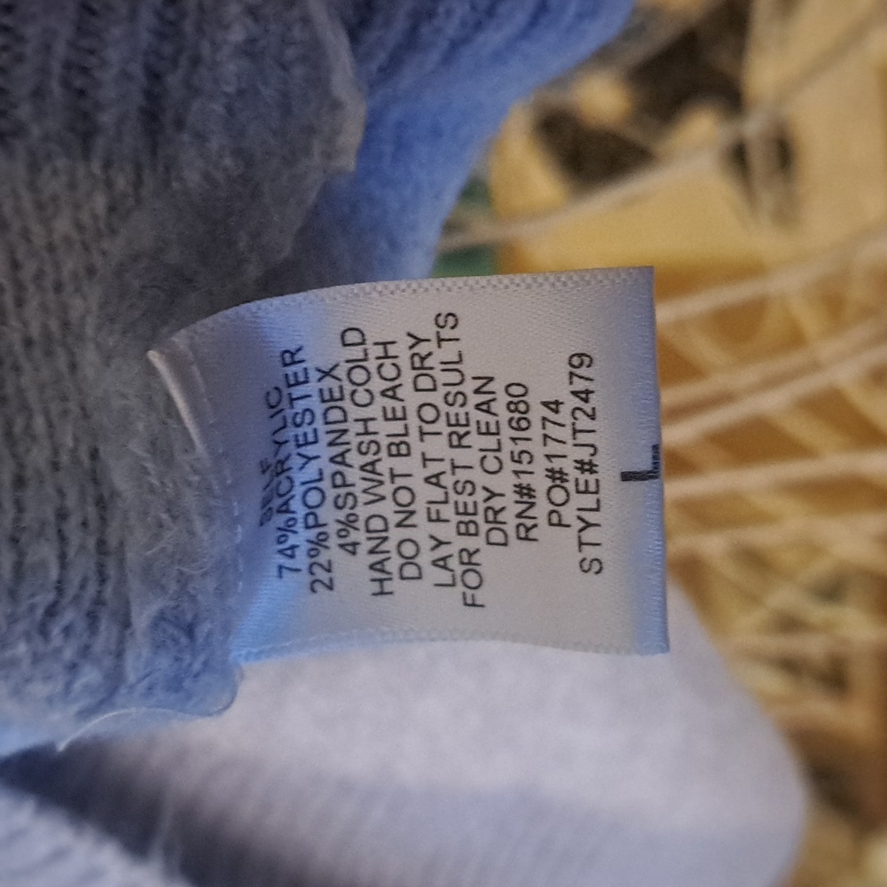 Storia Lightning Bolt Sweater, Sz L - Picture 5 of 6